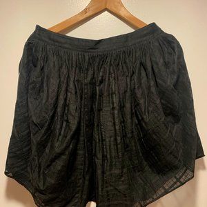 TSEsay Black Mini Skirt